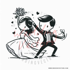 love wedding vectors 8409