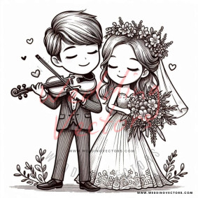 love wedding vectors 8411