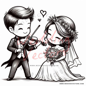 love wedding vectors 8413