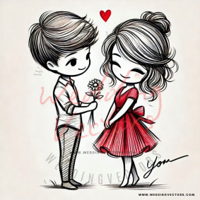 love wedding vectors 8422