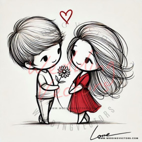 love wedding vectors 8424