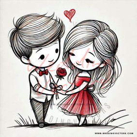 love wedding vectors 8426