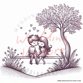 love wedding vectors 8427