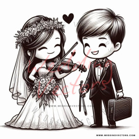 love wedding vectors 8430