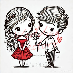 love wedding vectors 8431