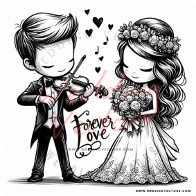 love wedding vectors 8432