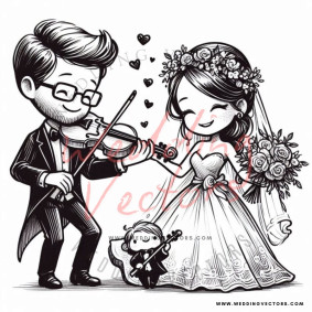 love wedding vectors 8434