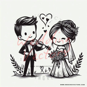 love wedding vectors 8436