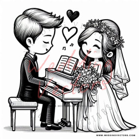 love wedding vectors 8438
