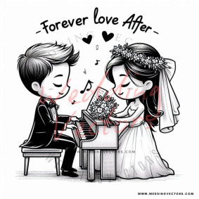love wedding vectors 8440