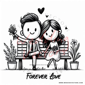 love wedding vectors 8446