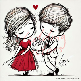 love wedding vectors 8449
