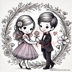 love wedding vectors 8451
