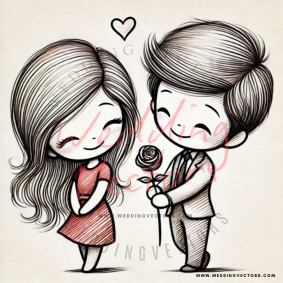 love wedding vectors 8454