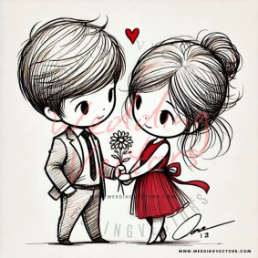 love wedding vectors 8456