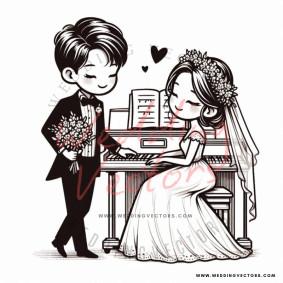 love wedding vectors 8459