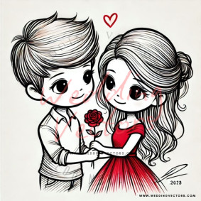 love wedding vectors 8460