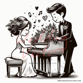 love wedding vectors 8461