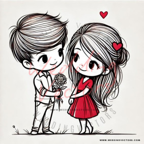 love wedding vectors 8462