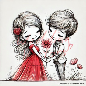 love wedding vectors 8464
