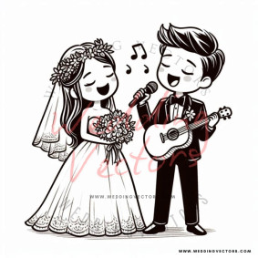 love wedding vectors 8467