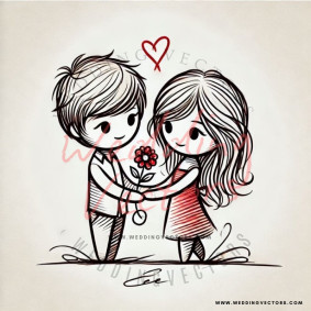 love wedding vectors 8477