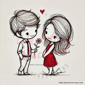love wedding vectors 8491
