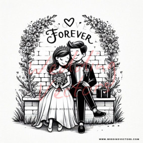 love wedding vectors 8492
