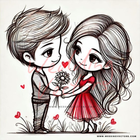 love wedding vectors 8493