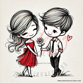love wedding vectors 8495