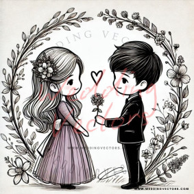 love wedding vectors 8497