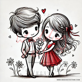 love wedding vectors 8500