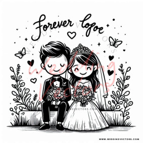 love wedding vectors 8503