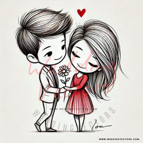 love wedding vectors 8506