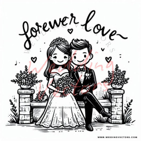 love wedding vectors 8509