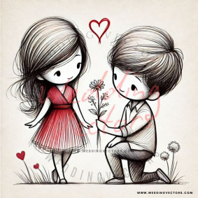 love wedding vectors 8512