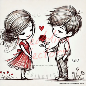 love wedding vectors 8514
