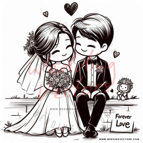 love wedding vectors 8515