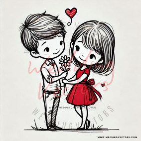 love wedding vectors 8518