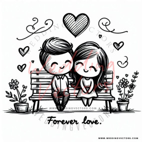 love wedding vectors 8522