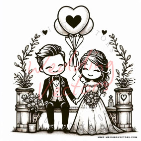 love wedding vectors 8524