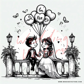 love wedding vectors 8526