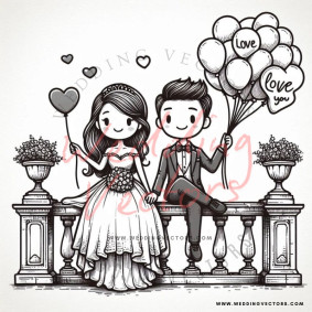 love wedding vectors 8534
