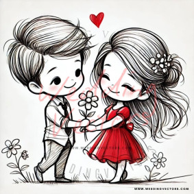 love wedding vectors 8537