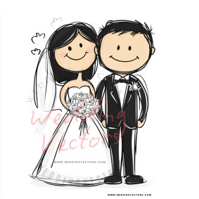 love wedding vectors 8544