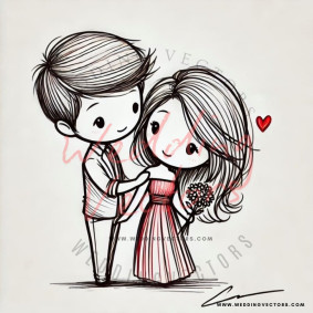 love wedding vectors 8546
