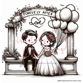 love wedding vectors 8547
