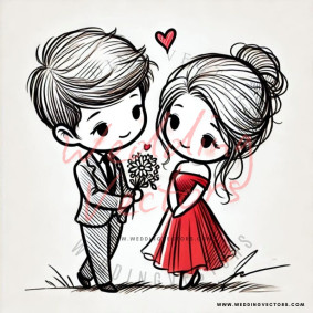 love wedding vectors 8548