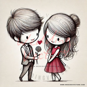 love wedding vectors 8550