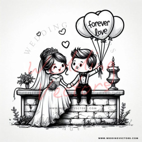 love wedding vectors 8557
